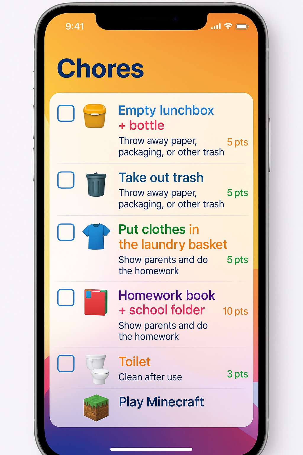 ChoreStars App Preview